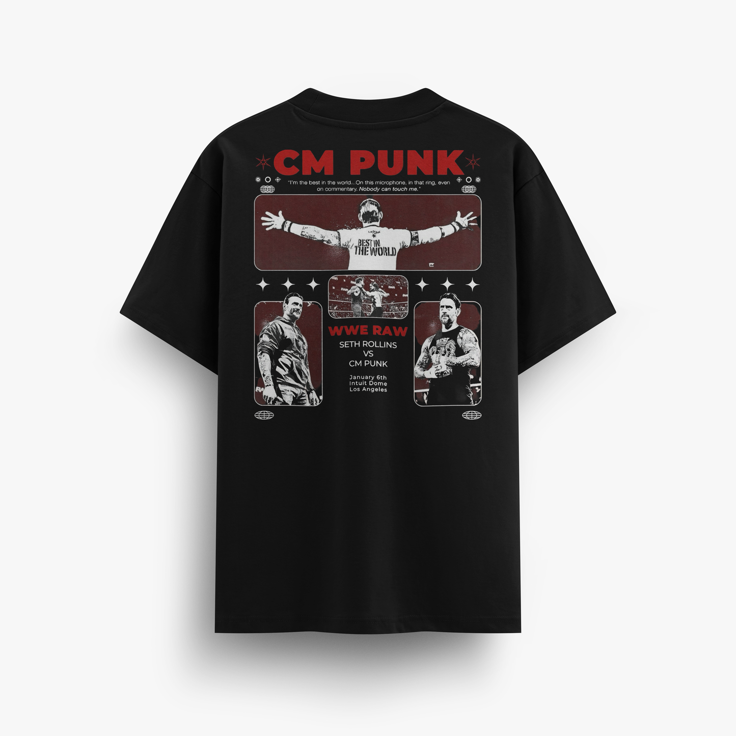 PLAYERA - CM PUNK (RAW)