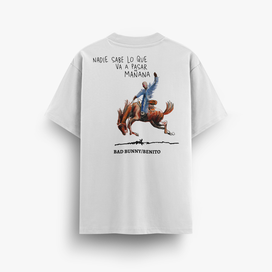 PLAYERA - NADIE SABE LO QUE VA A PASAR MAÑANA BAD BUNNY