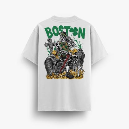 PLAYERA - BOSTON CELTICS (SKULL)