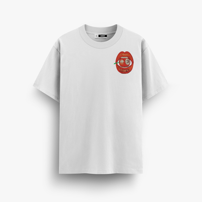 PLAYERA - CHERRY LOVE EMBROIDERED