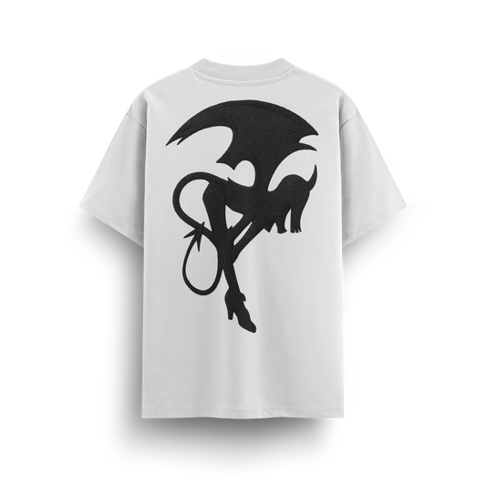 PLAYERA - DEMON GIRL EMBROIDERED