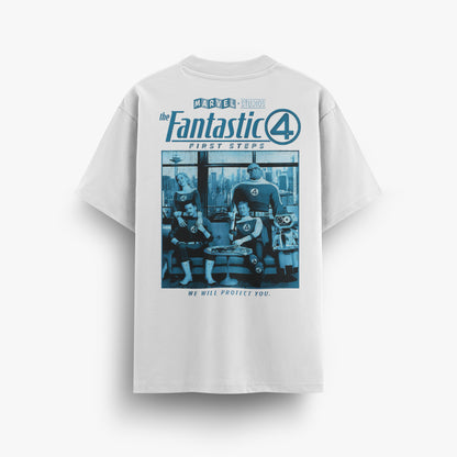 PLAYERA - FANTASTIC 4 BLUE