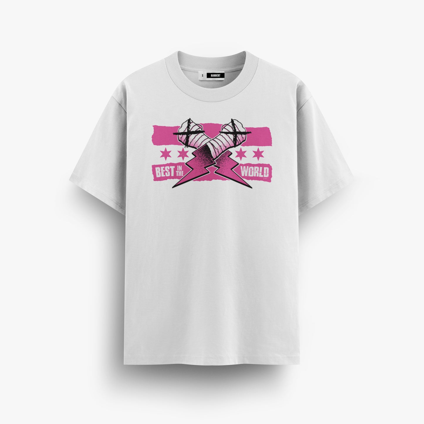 PLAYERA - CM PUNK (BITW ROSA)