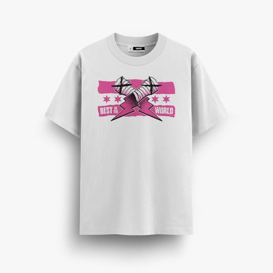 PLAYERA - CM PUNK (BITW ROSA)