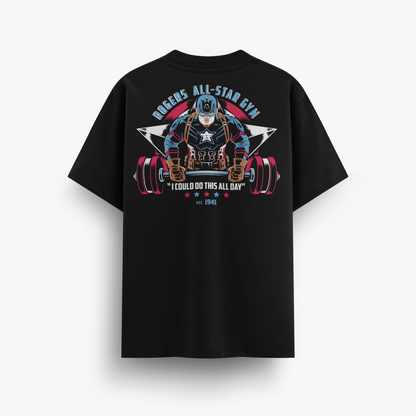 PLAYERA - CAPITAN AMERICA GYM