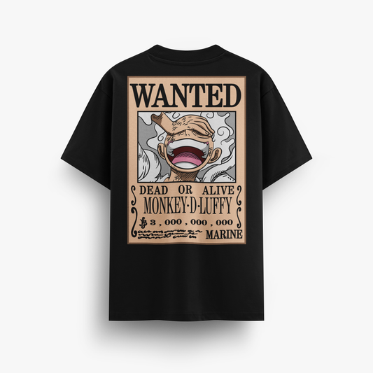 PLAYERA - WANTED LUFFY G5